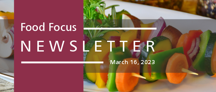 Food Focus Newsletter 5 of 2023